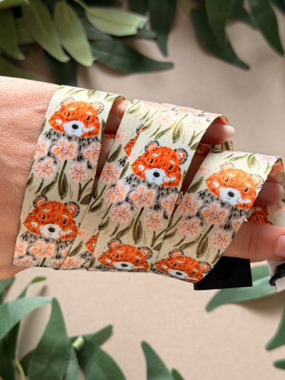 Red Panda Pansy Lanyard