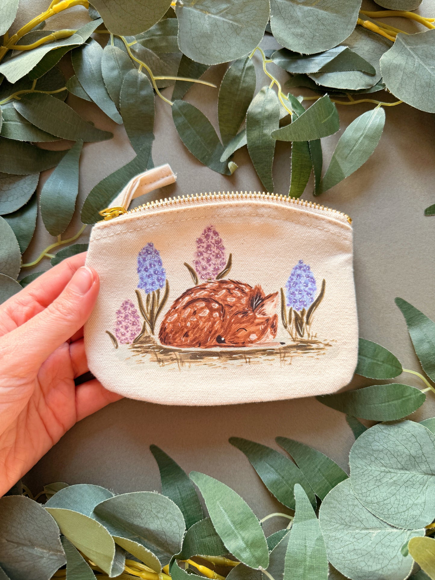 Tulip Deer Purse