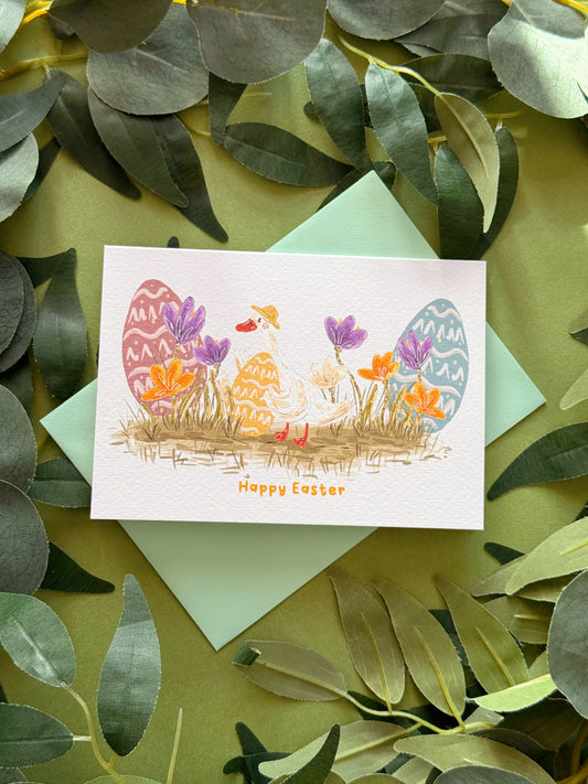 Duck Easter Card