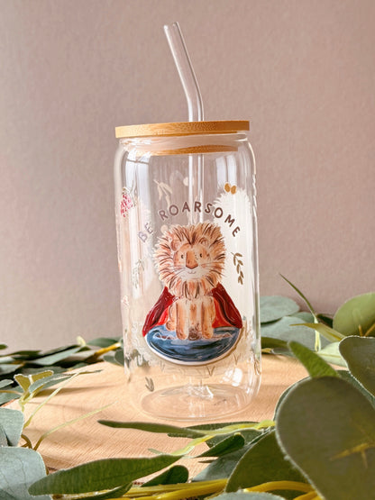 Lion Glass Tumbler