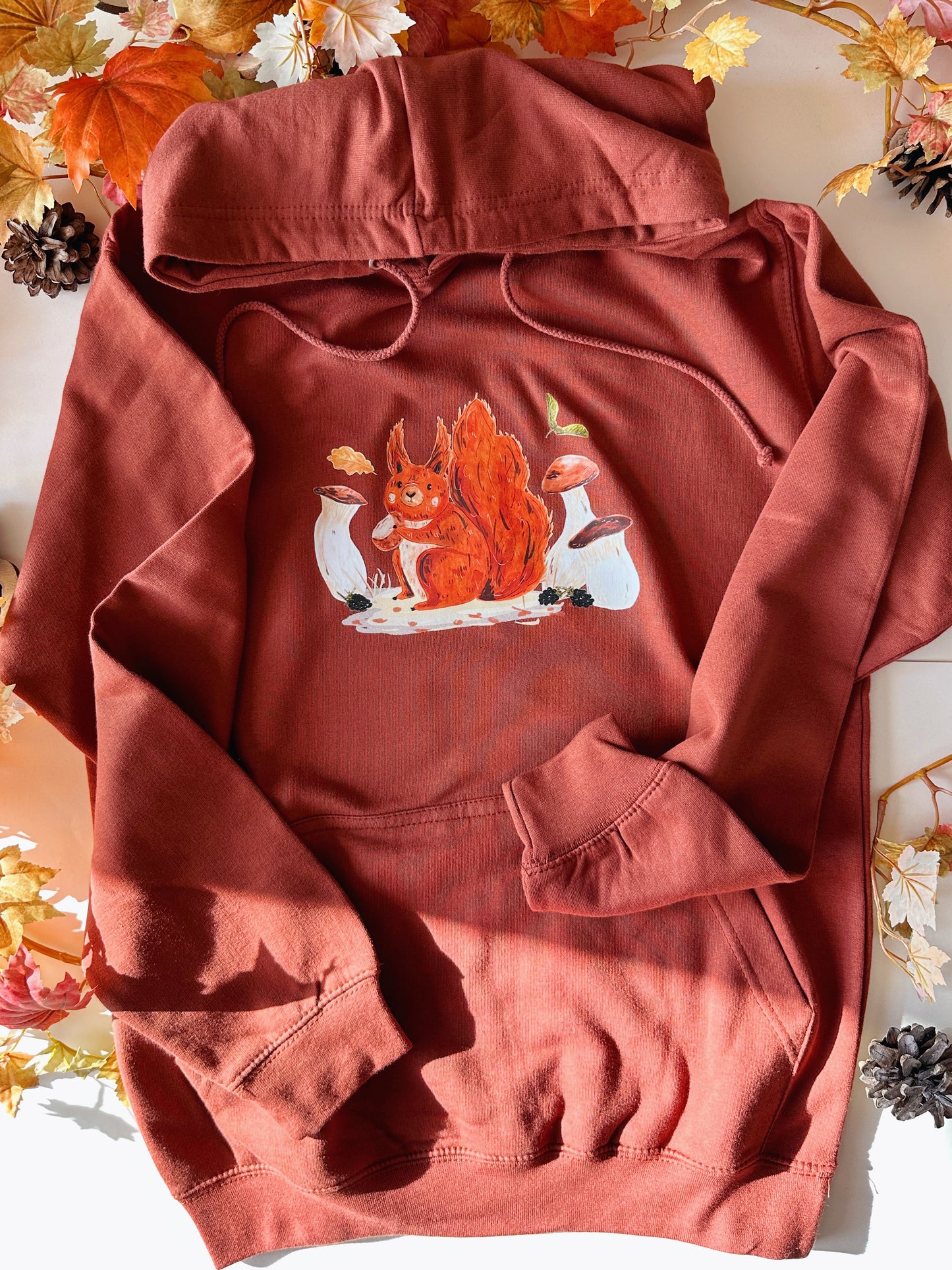 Red Squirrel Hoodie