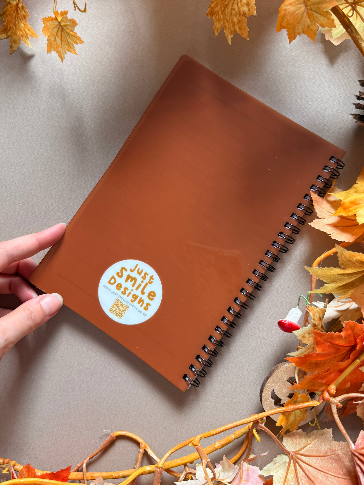 Bat Ghost Spiral Notebook - A5