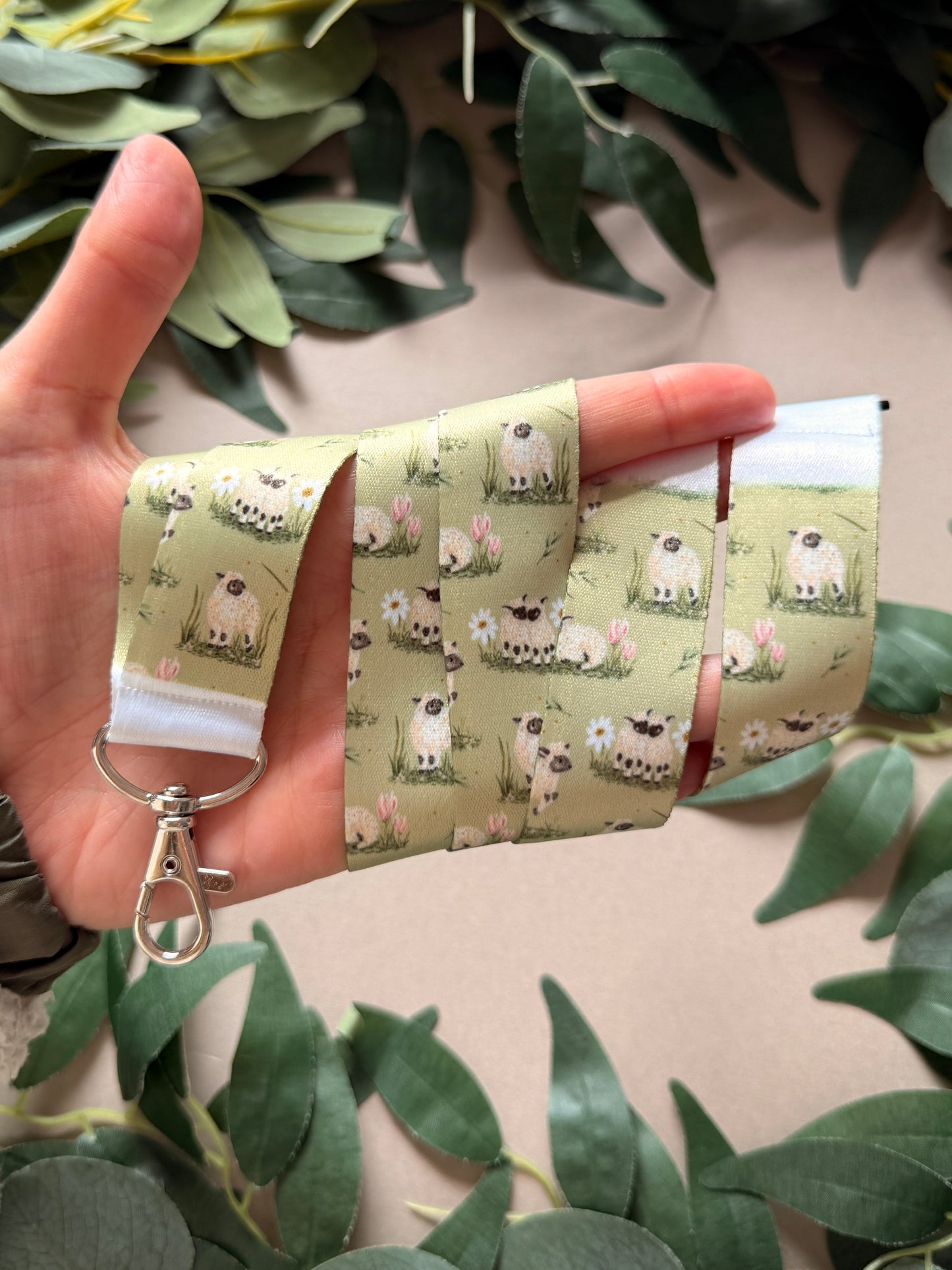 Spring Lamb Lanyard