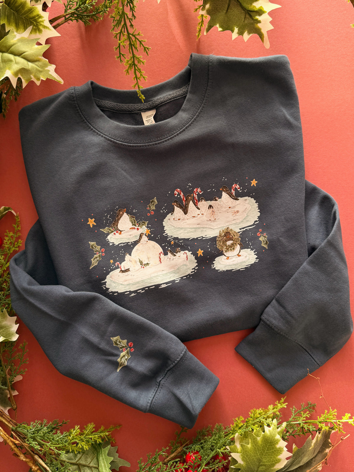 Penguin Christmas Sweatshirt - ADULT