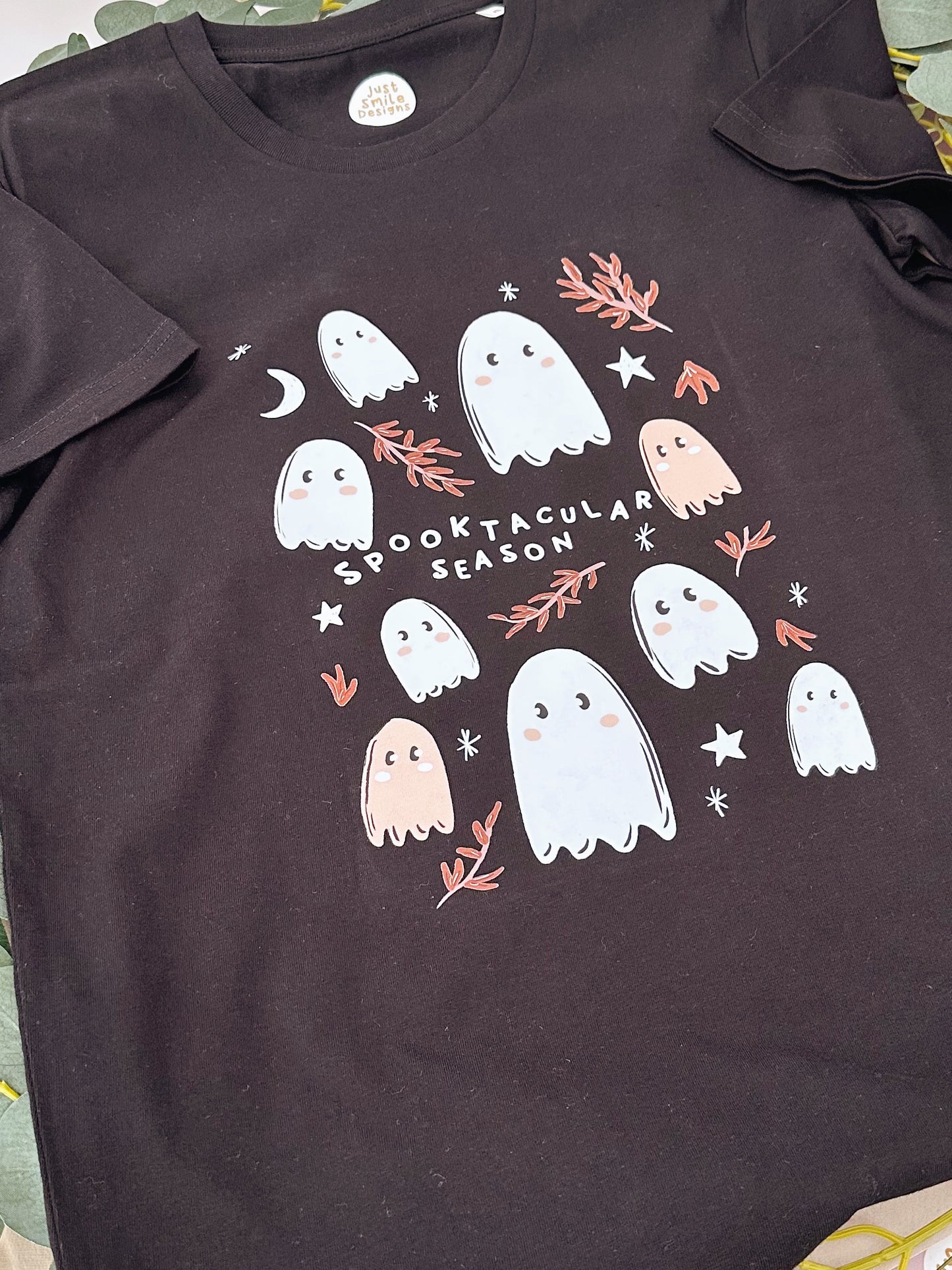 Spooky Ghost T-Shirt - Organic Cotton