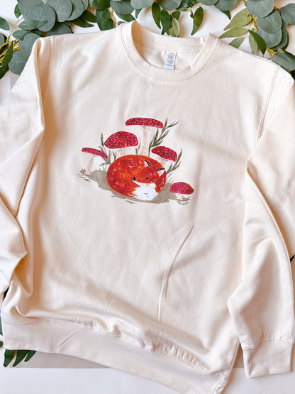 Mushroom Fox Sweatshirt