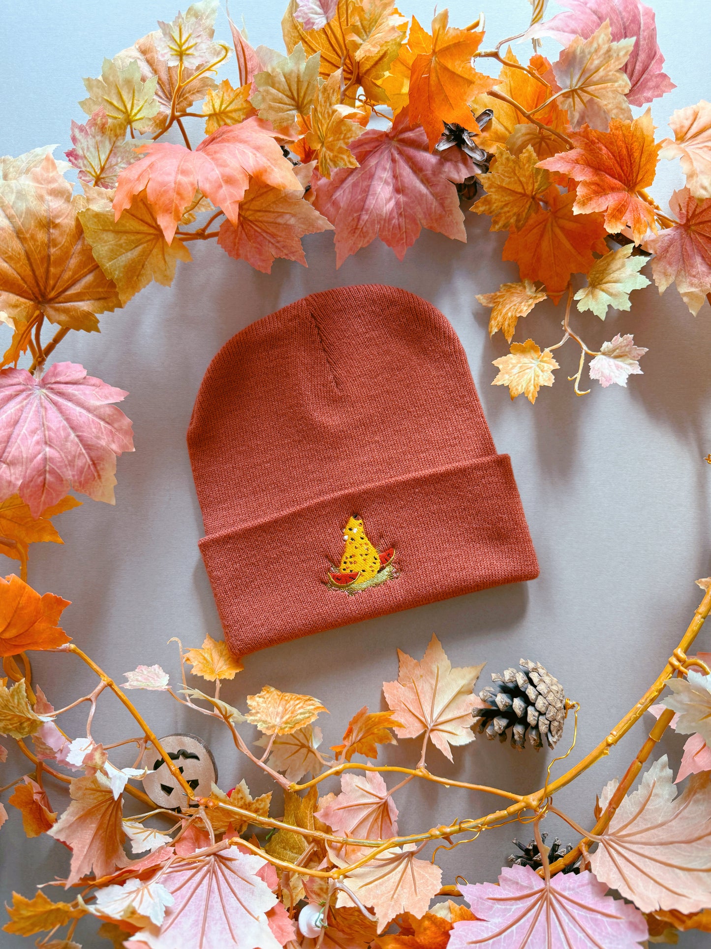 Capybara Embroidered Beanie