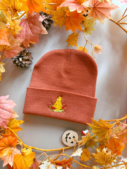 Capybara Embroidered Beanie