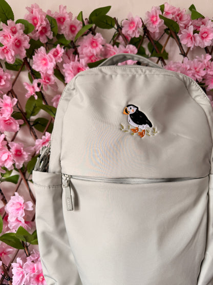 Puffin Embroidered Backpack