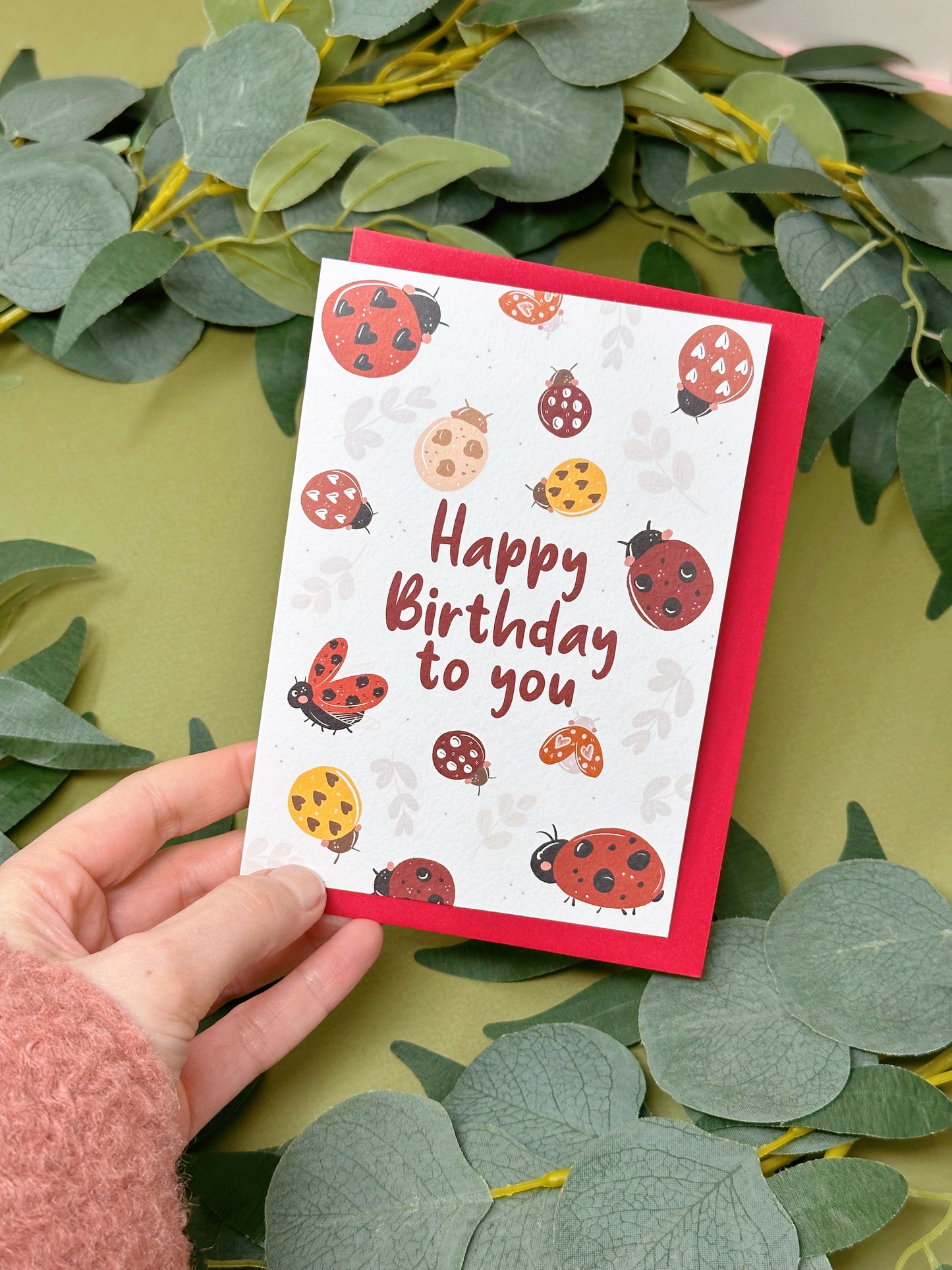 Ladybird Birthday Card