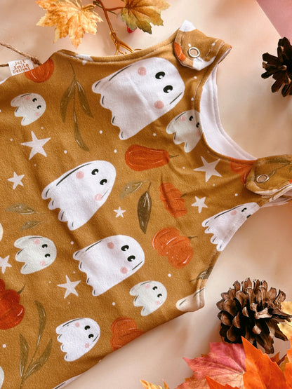 Pumpkin Ghost Romper