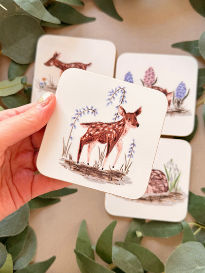 Spring Deer Coaster