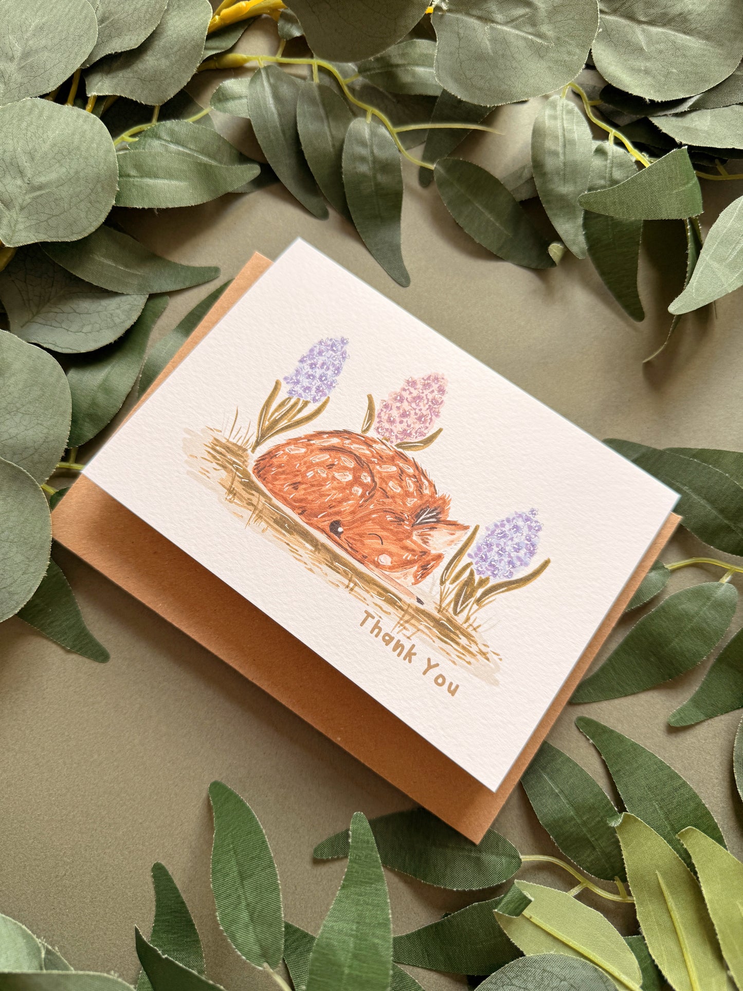 Deer Thank You Card