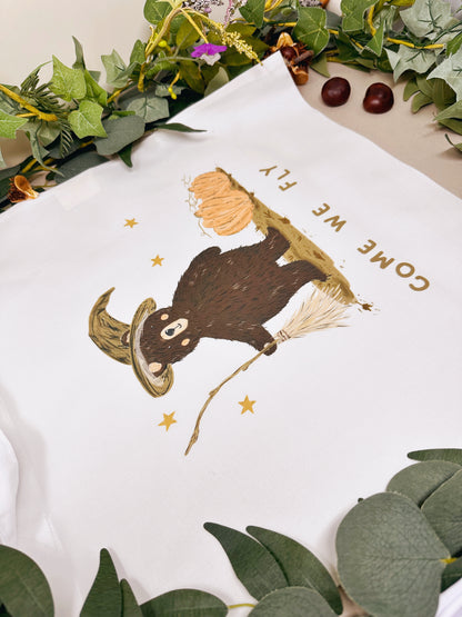 Witch Bear Tote Bag
