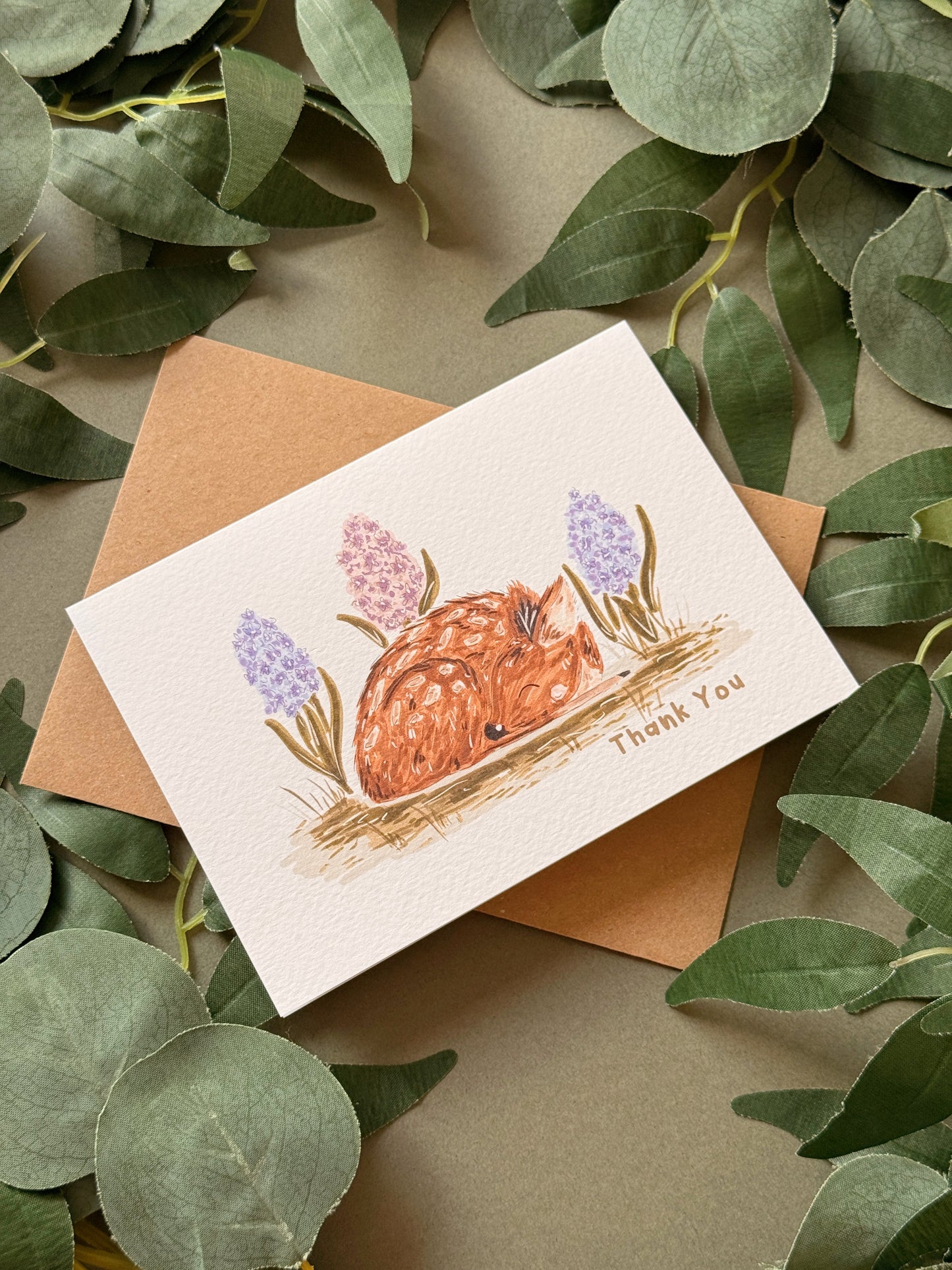 Deer Thank You Card