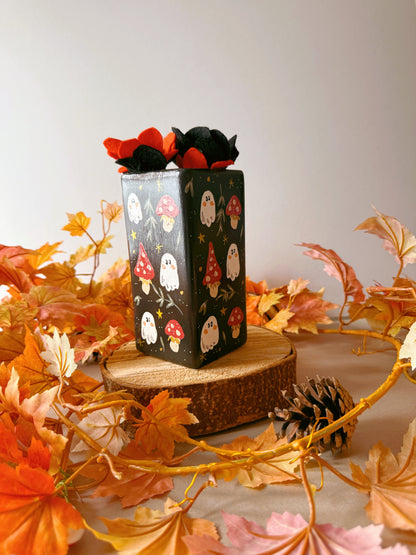 Mushroom Ghost Vase