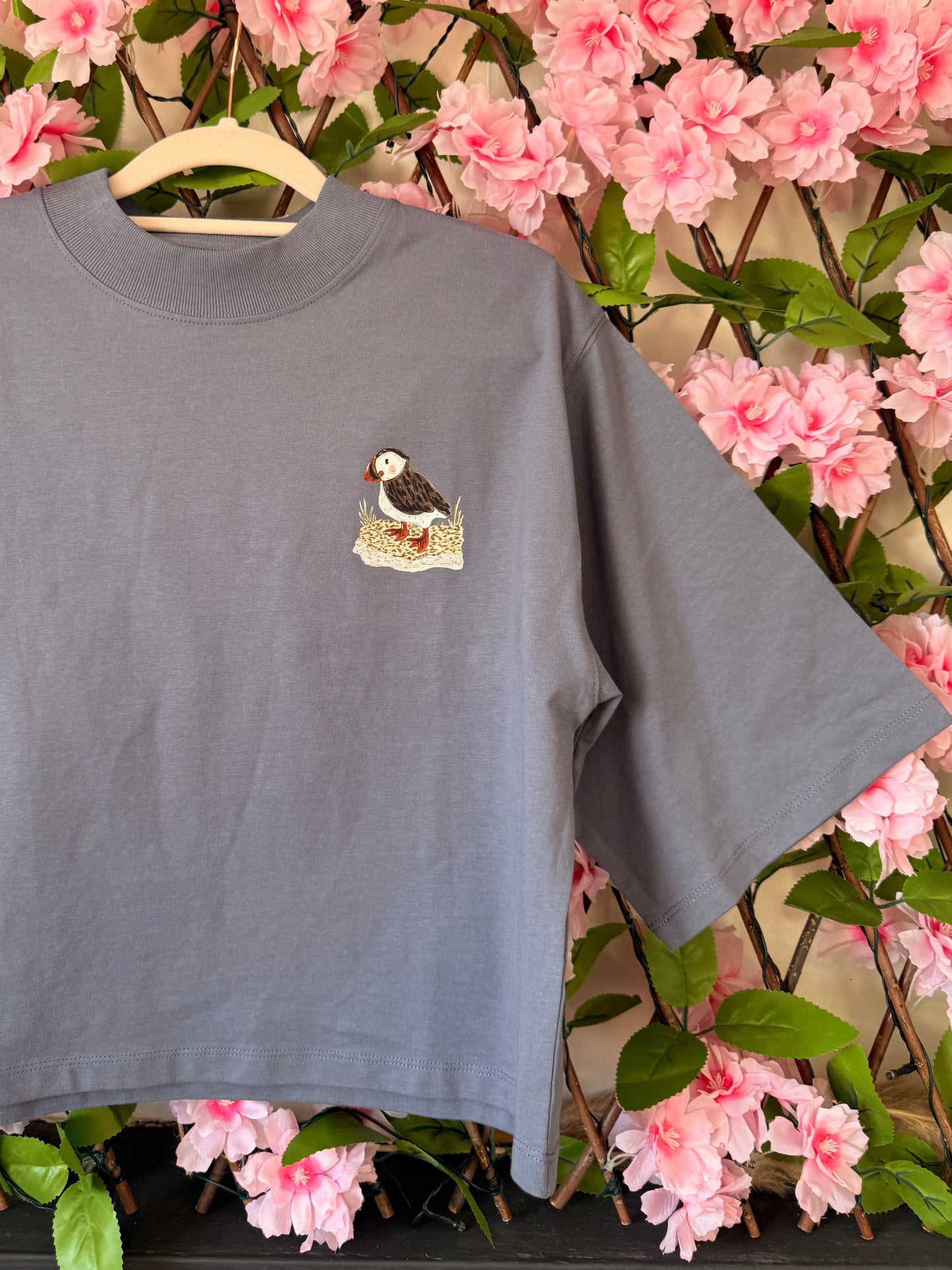 Puffin Boxy T-Shirt - Organic Cotton