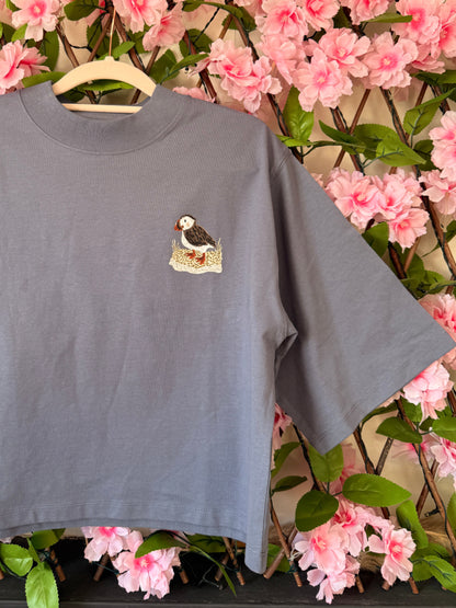 Puffin Boxy T-Shirt - Organic Cotton