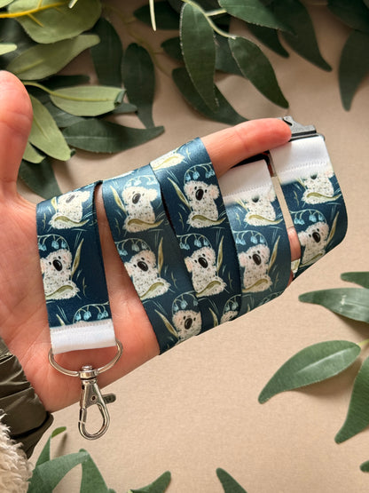 Bluebell Koala Lanyard