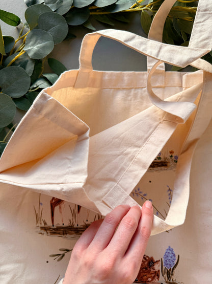 Spring Deer Giant Tote Bag