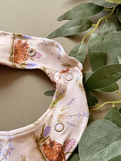 Spring Deer Bib - Rounded