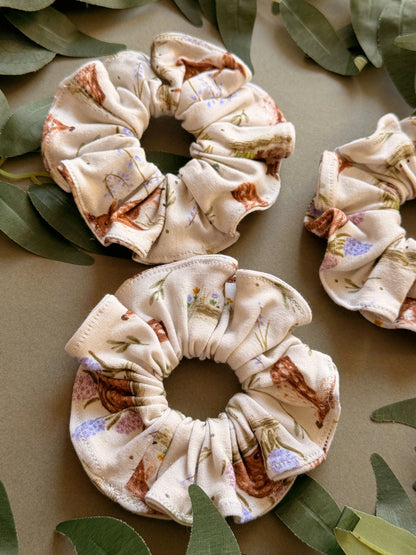 Spring Deer Scrunchy