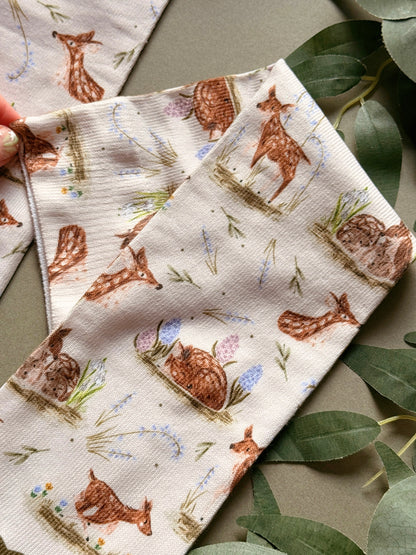 Spring Deer Sock