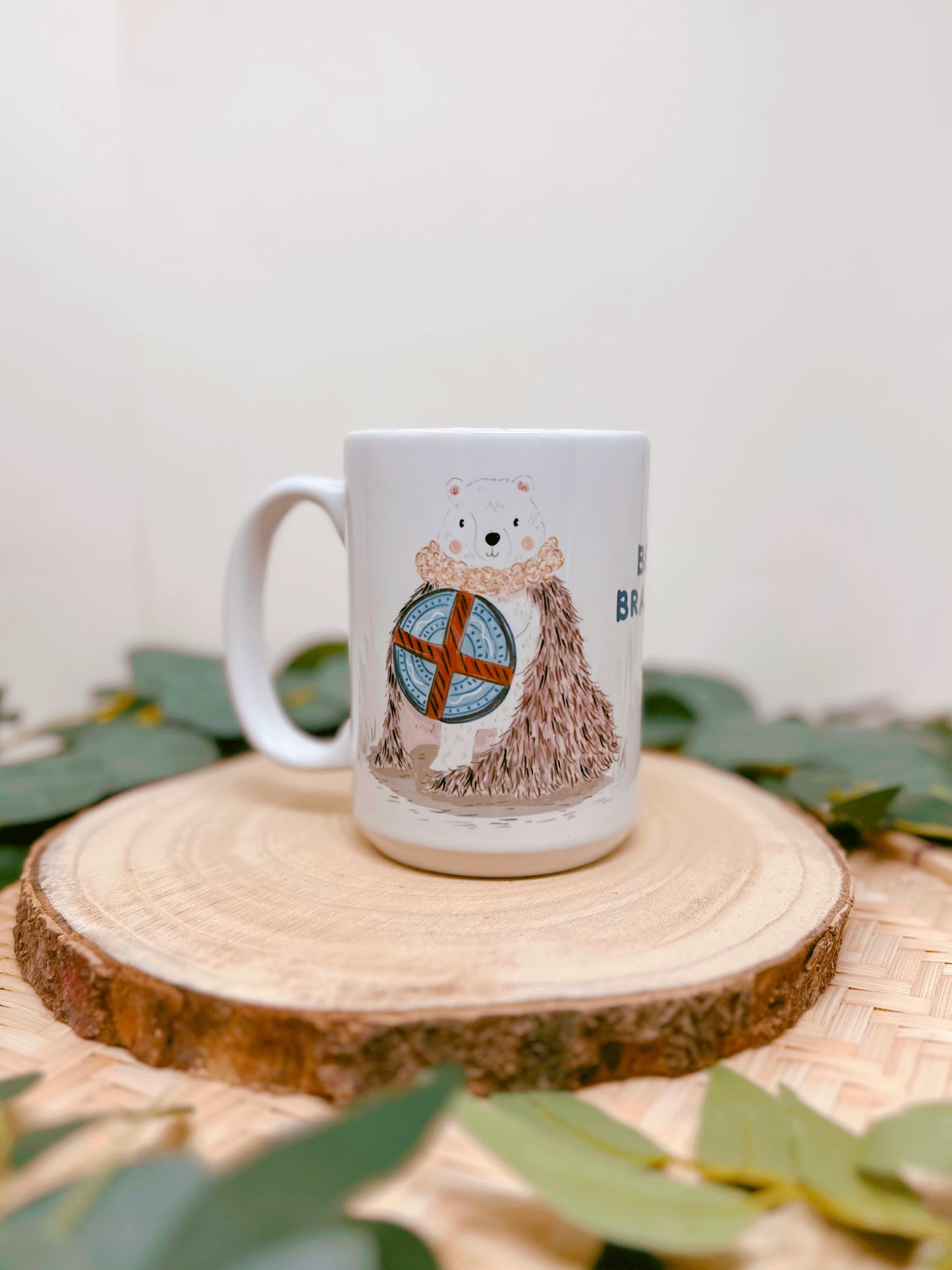 Viking Bear Tall Ceramic Mug