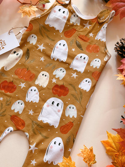 Pumpkin Ghost Romper