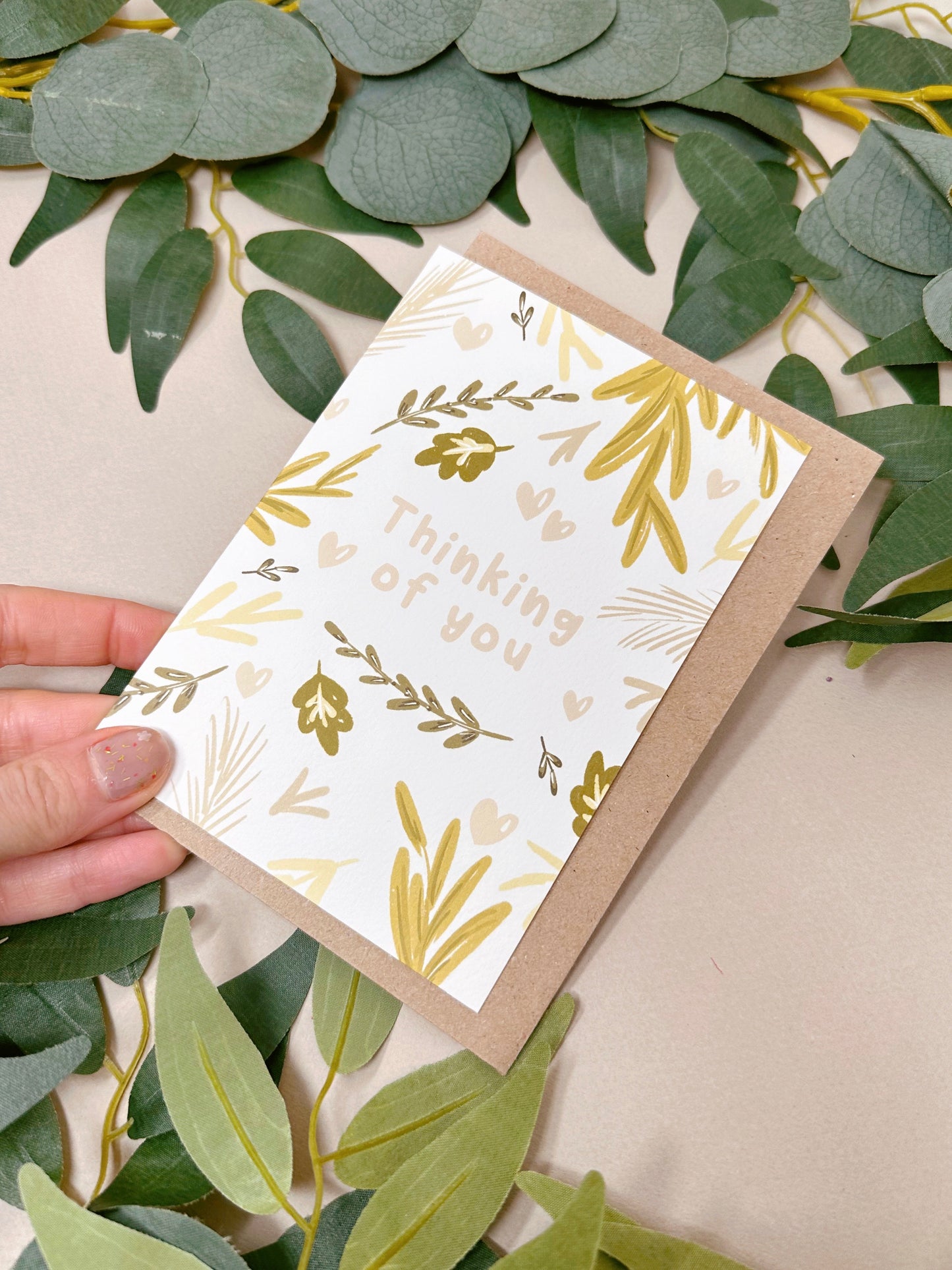 Botanical Thinking of You Card