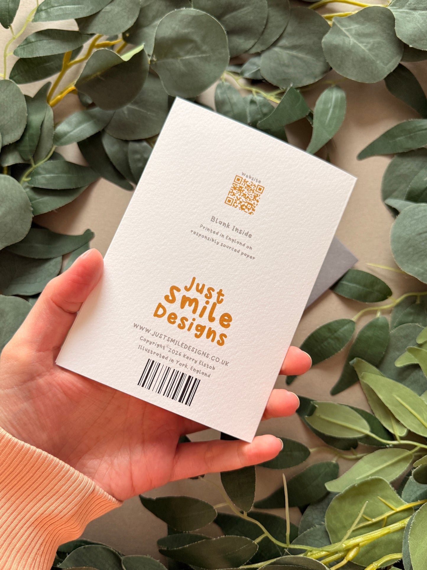 Raccoon Apple Birthday Card