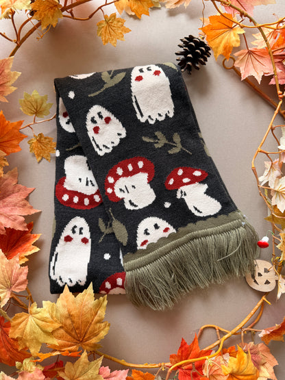 Mushroom Ghost Scarf