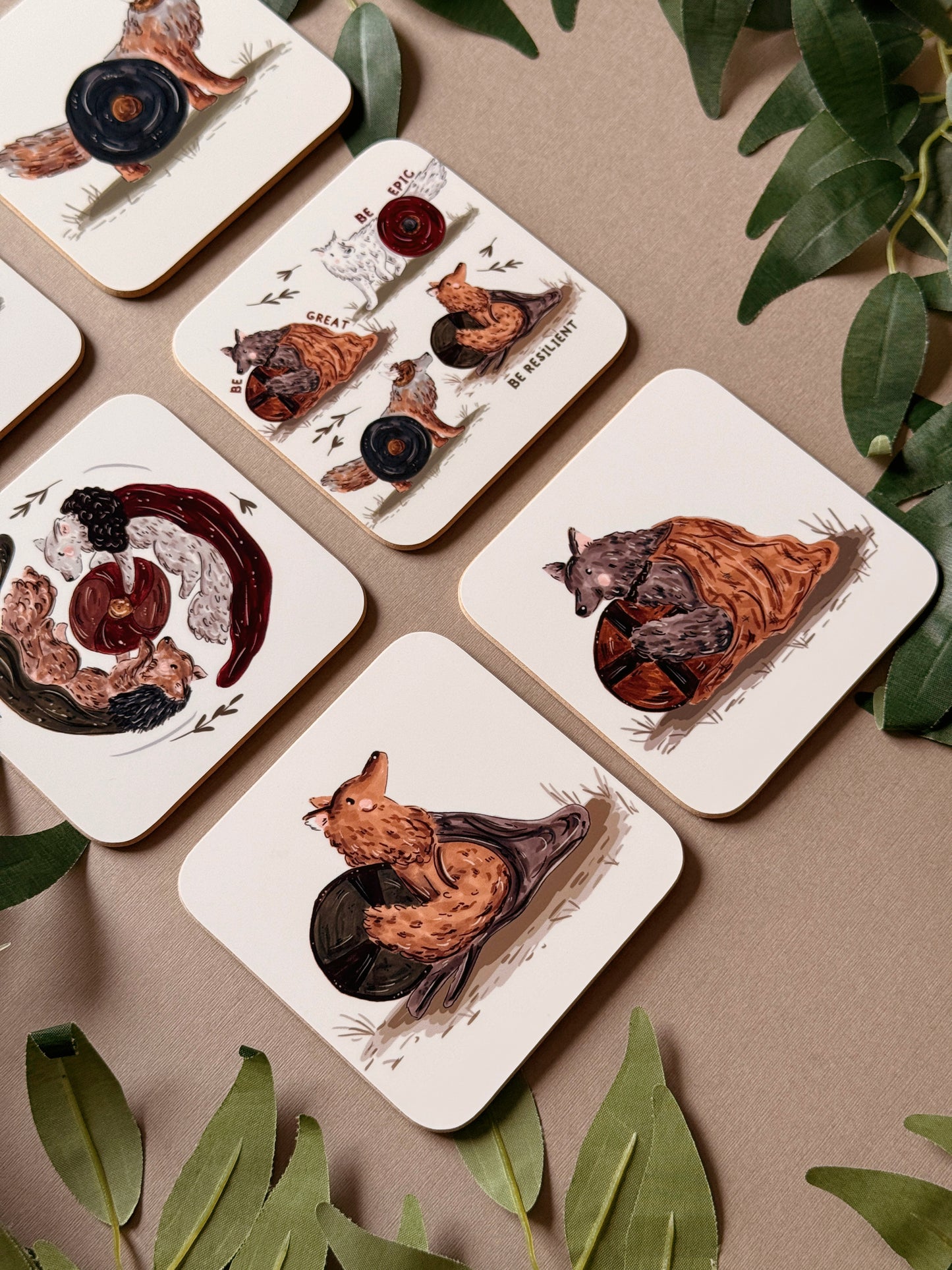 Warrior Wolves Coaster