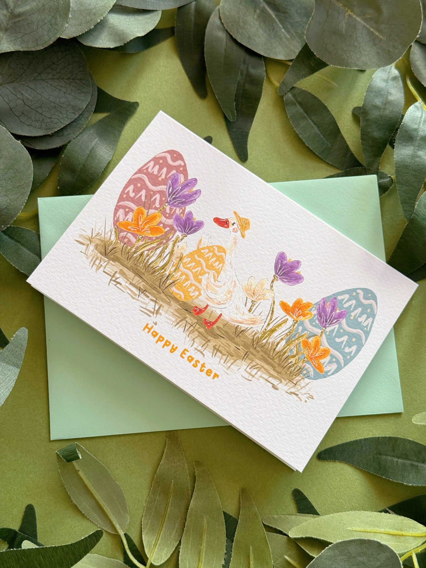 Duck Easter Card