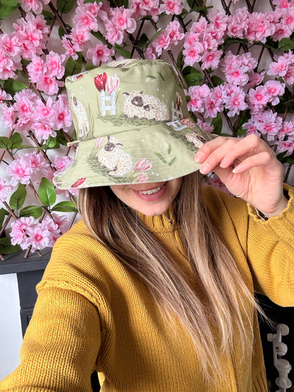 Lamb Bucket Hat - Adult & Child Sizing