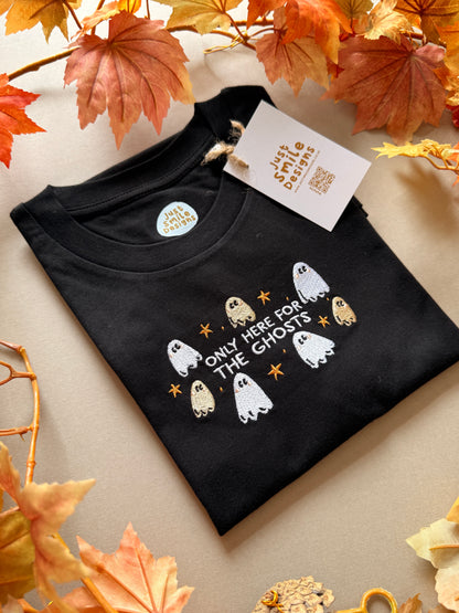 Only Here For The Ghosts T-Shirt - Organic Cotton