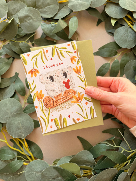 Koala Love Card