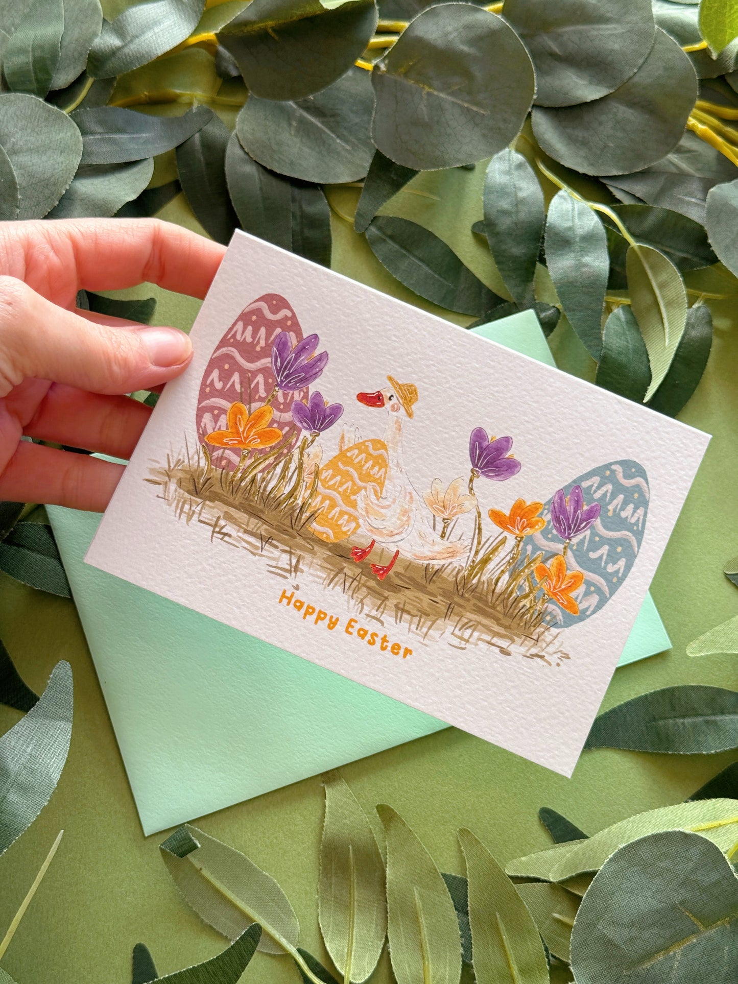 Duck Easter Card