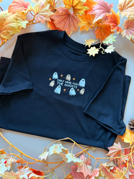 Only Here For The Ghosts T-Shirt - Organic Cotton