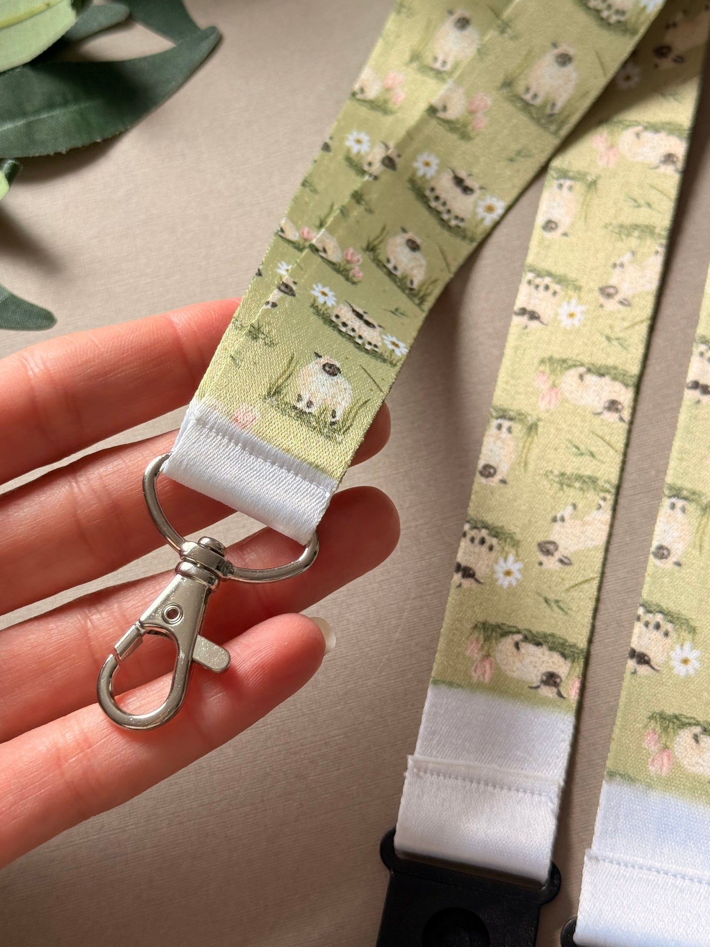 Spring Lamb Lanyard