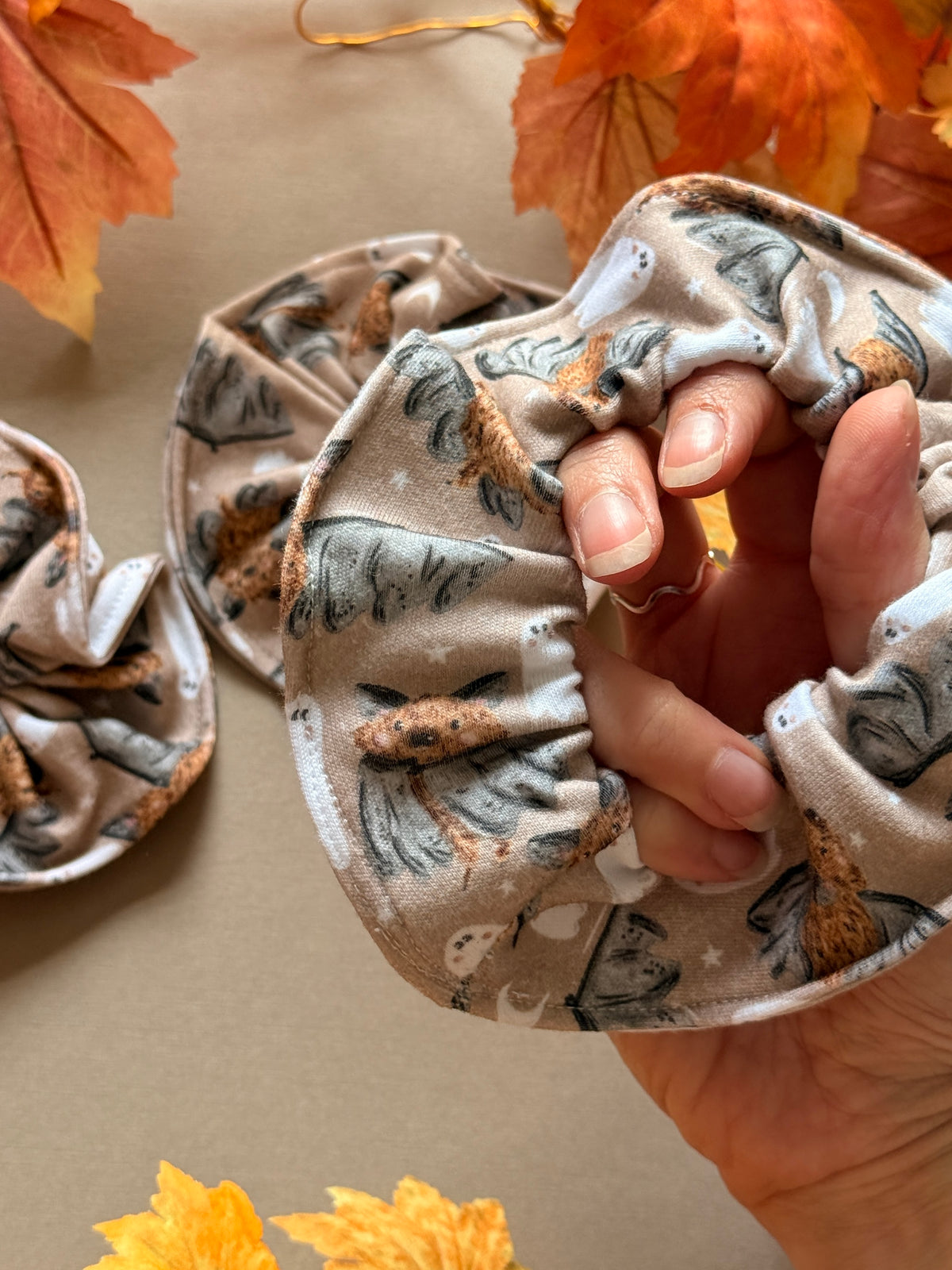 Bat Ghost Scrunchy