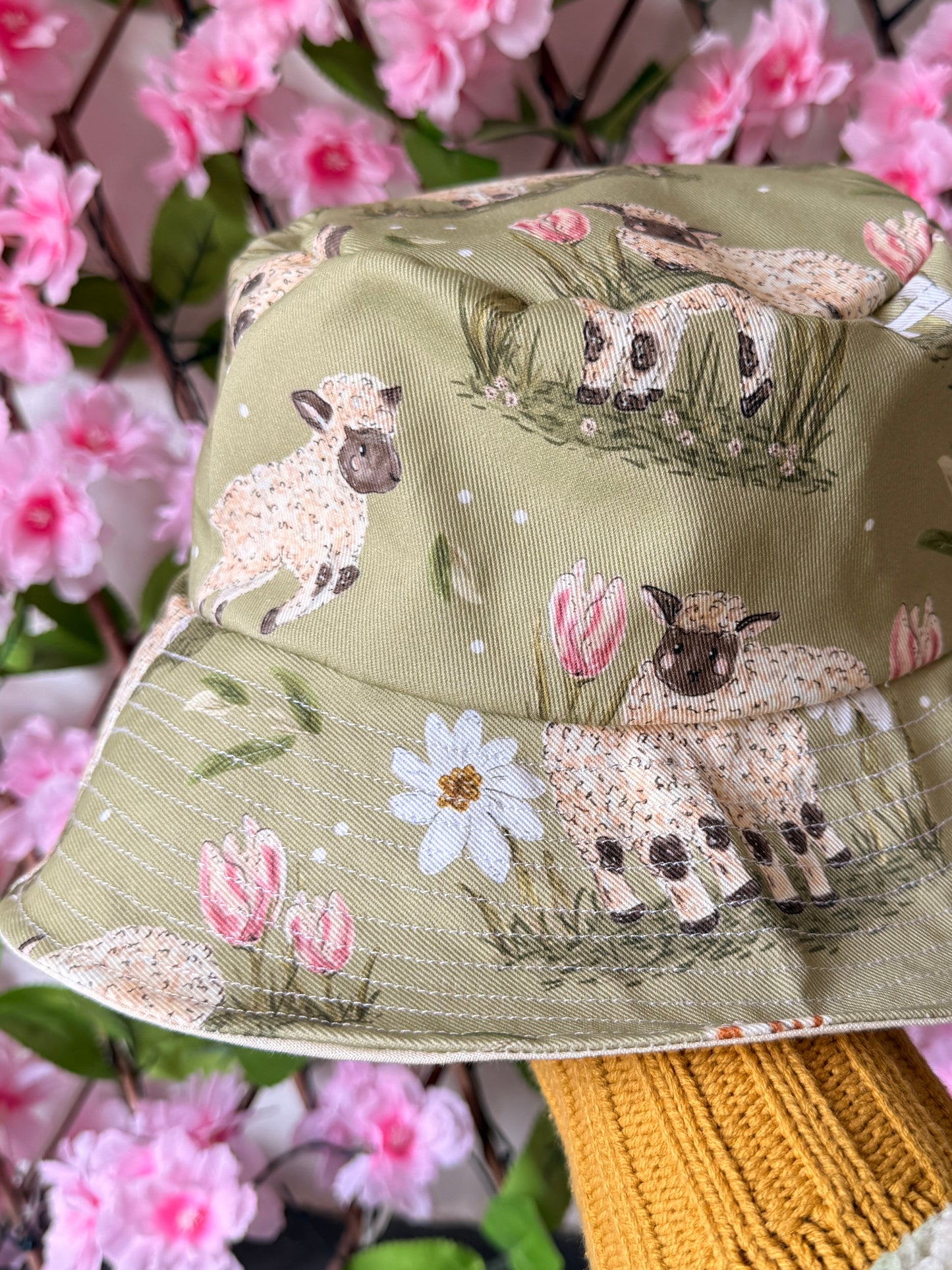Lamb Bucket Hat - Adult & Child Sizing
