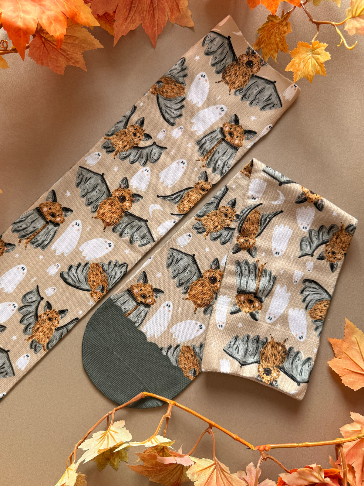Bat Ghost Sock