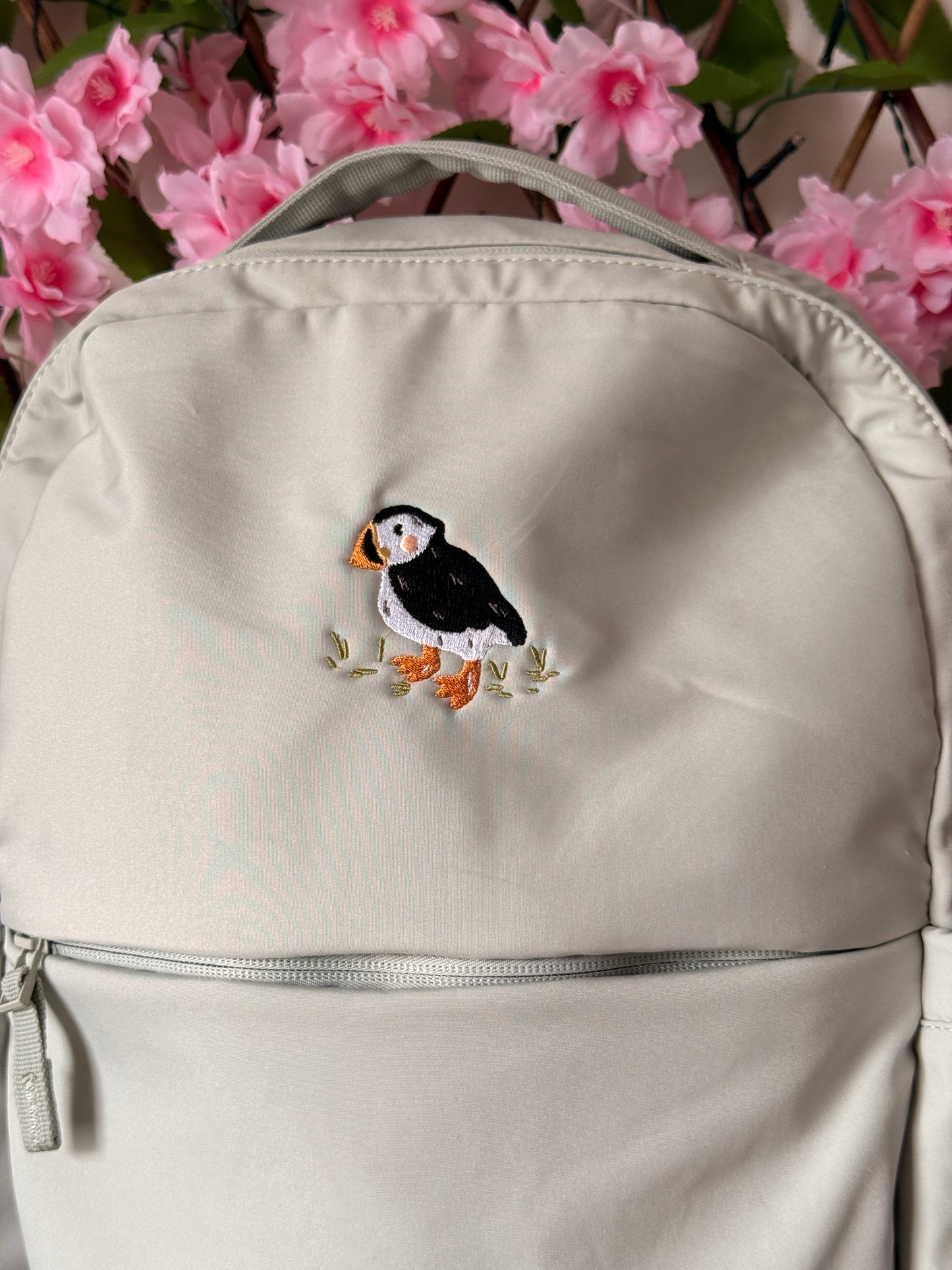 Puffin Embroidered Backpack