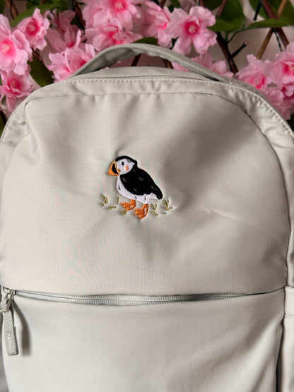 Puffin Embroidered Backpack