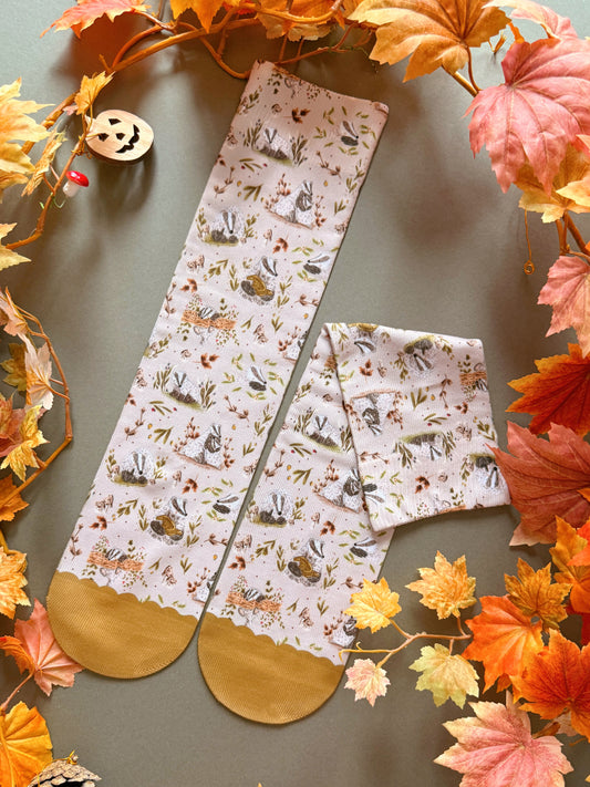 Woodland Badger Sock