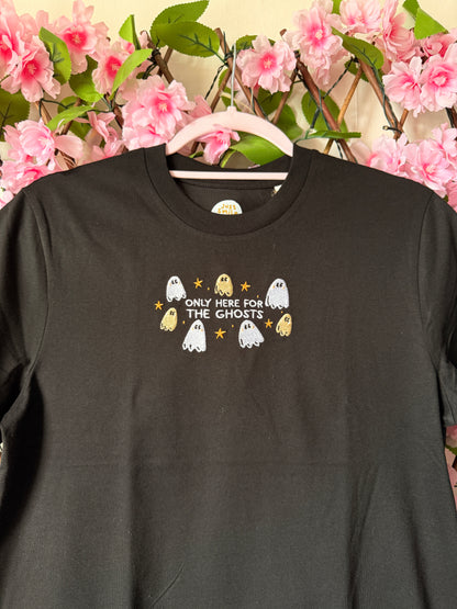 Only Here For The Ghosts T-Shirt - Organic Cotton