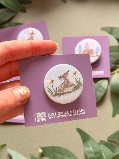 Spring Deer Badge