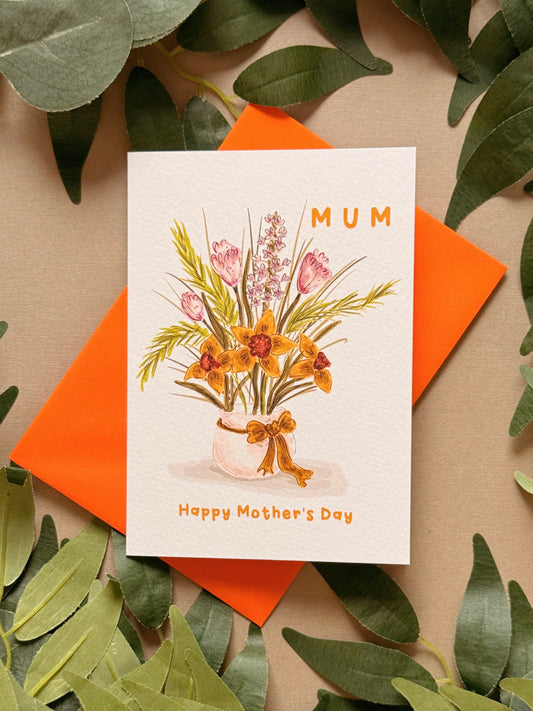 Daffodil Mum Card