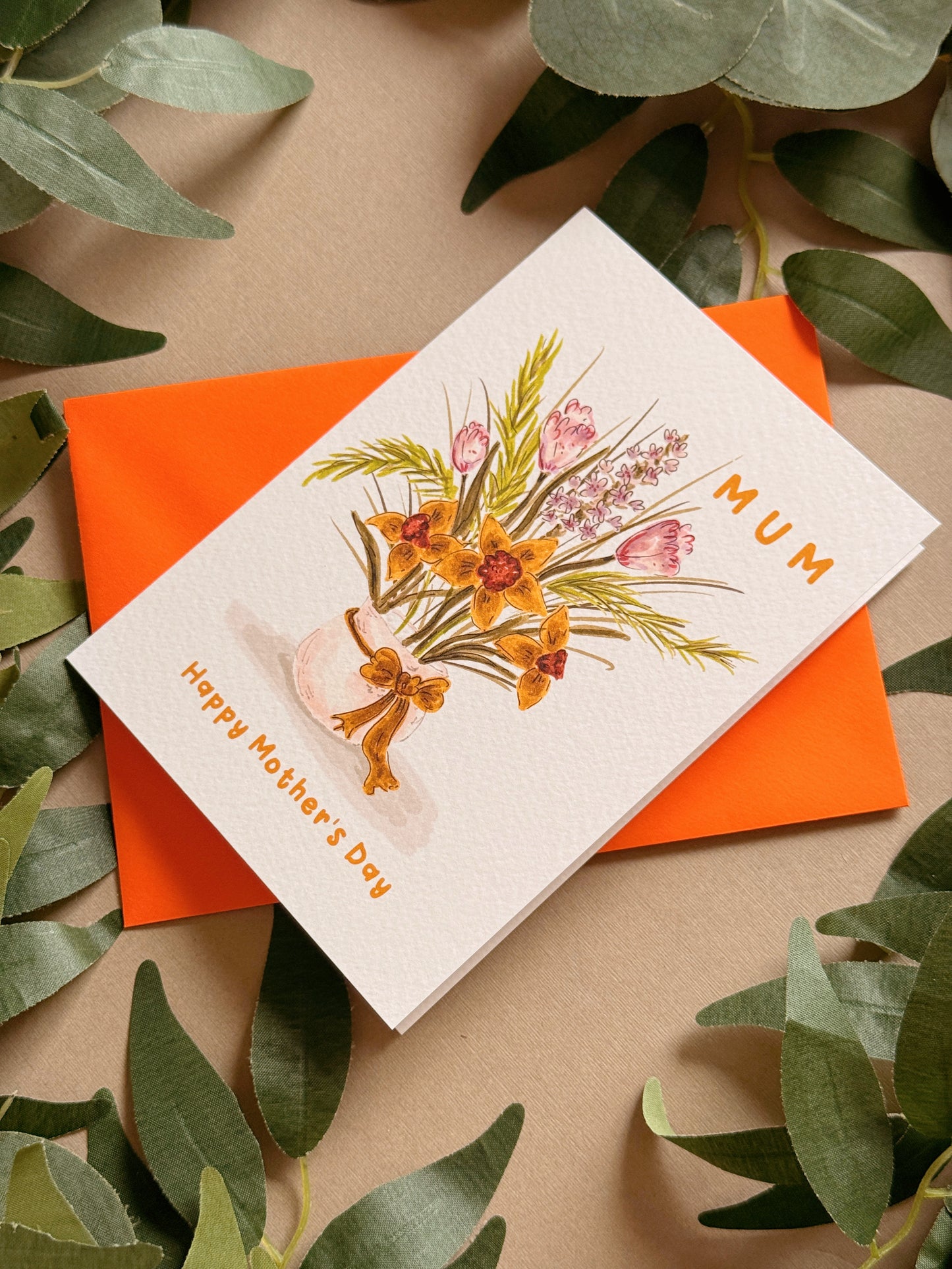 Daffodil Mum Card